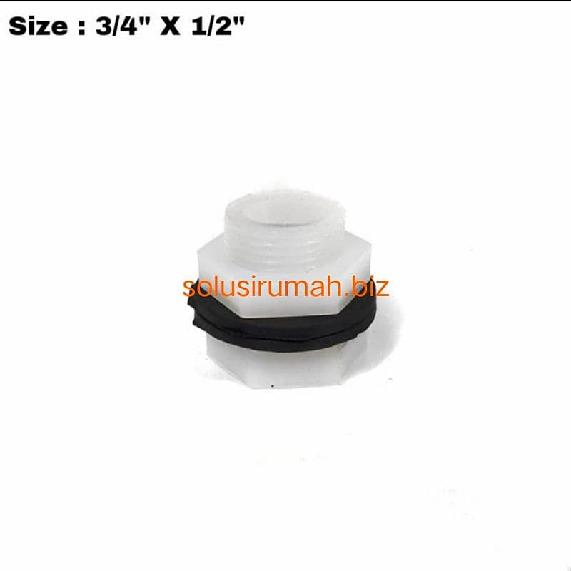 vlok ring mur tandon vault ring torren verlop toren 3/4 x 1/2 in 1/2" sambungan fiting pvc fitting