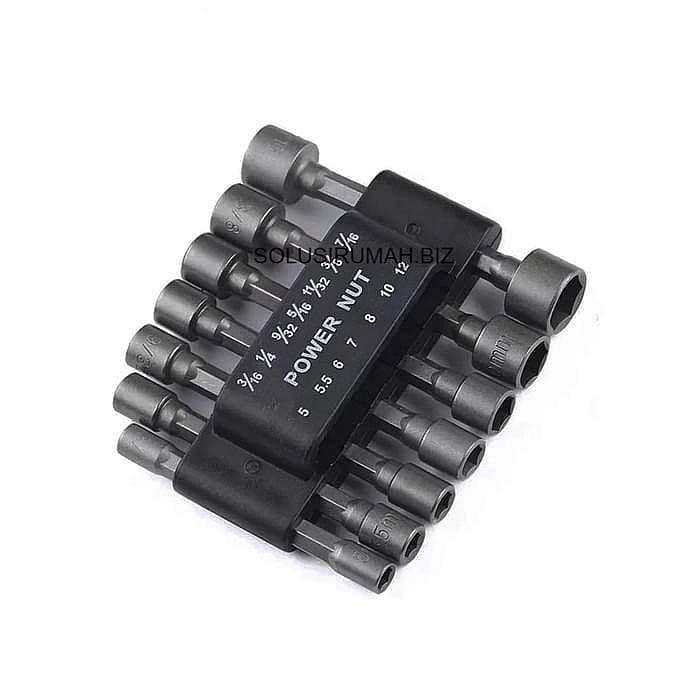 sok 14 Pcs Imperial Impact Hex Bit Socket Set Driver Adaptor Socket