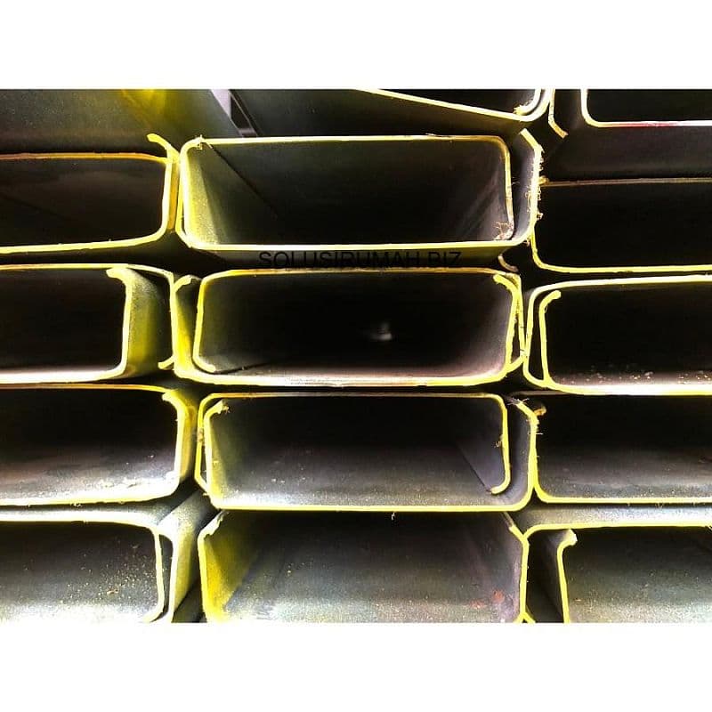 CNP lebar 115 - 125mm 12cm panjang per10cm Kanal C besi chanal metal