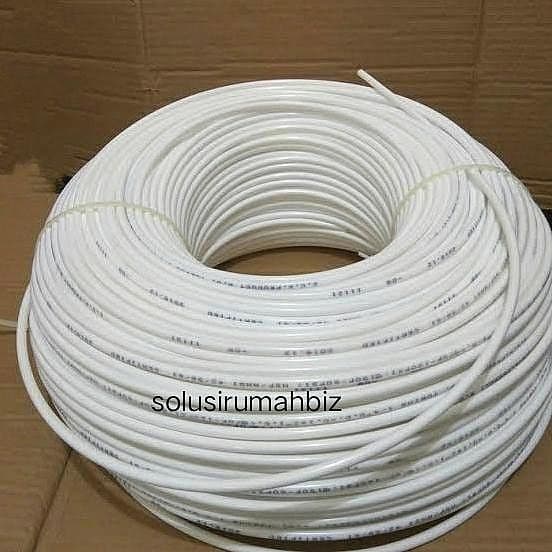 PERMETER SELANG RO BOOSTER 1/4 TUBING PE 1/4" INCH WHITE PIPA PE 6MM