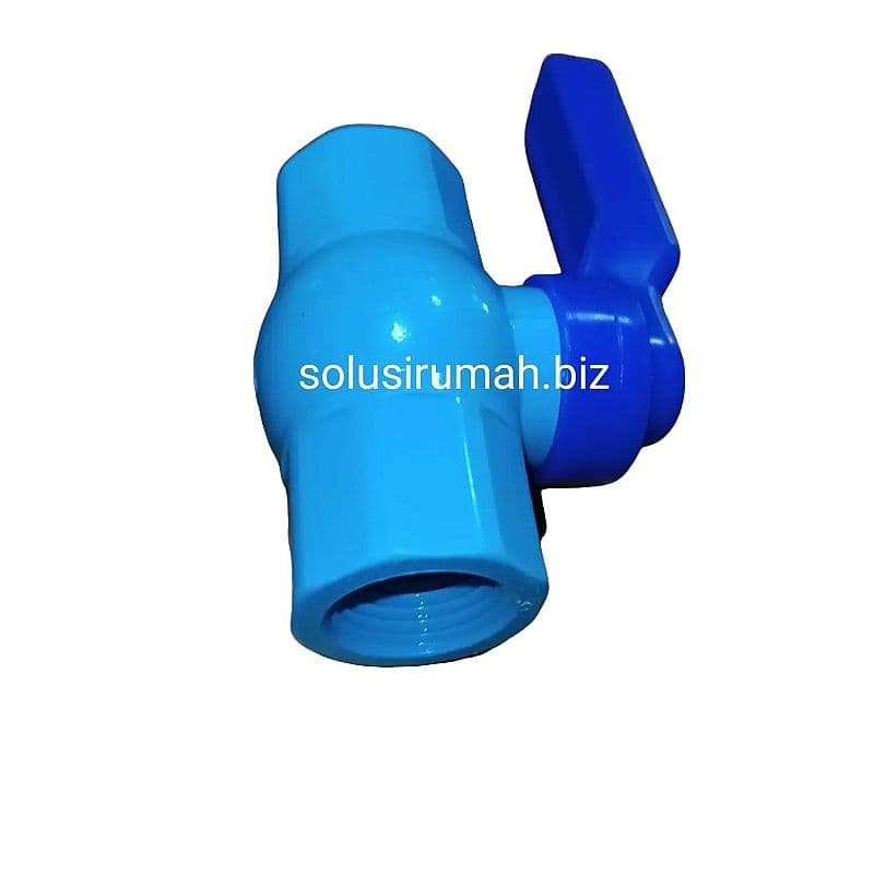 BALLVALVE 1/2 DRAT DALAM 1/2 GG PVC BODY ENGKOL STOP KRAN ball valve