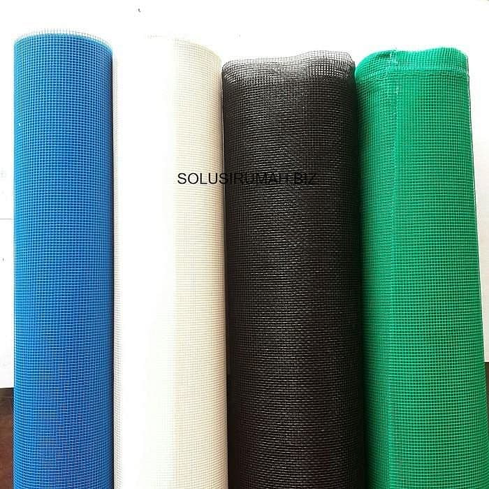 Kawat Kain 1M Kasa Strimin Jaring Nyamuk Serangga Nylon Nilon Pvc