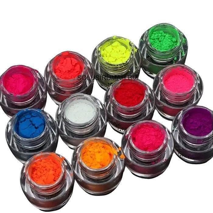 PER 10G PEWARNA FLUORENCE PIGMENT FLUO PIGMEN NYALA KUNING Fluorescent Stationery dengan Berat 10 Gram dan Warna Menonjol untuk Stationery Anda