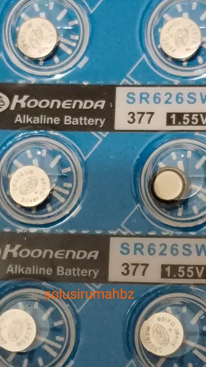 perbiji baterai kancing sr 626 sw sr626sw 377 1.55v 626sw sr626 kecil