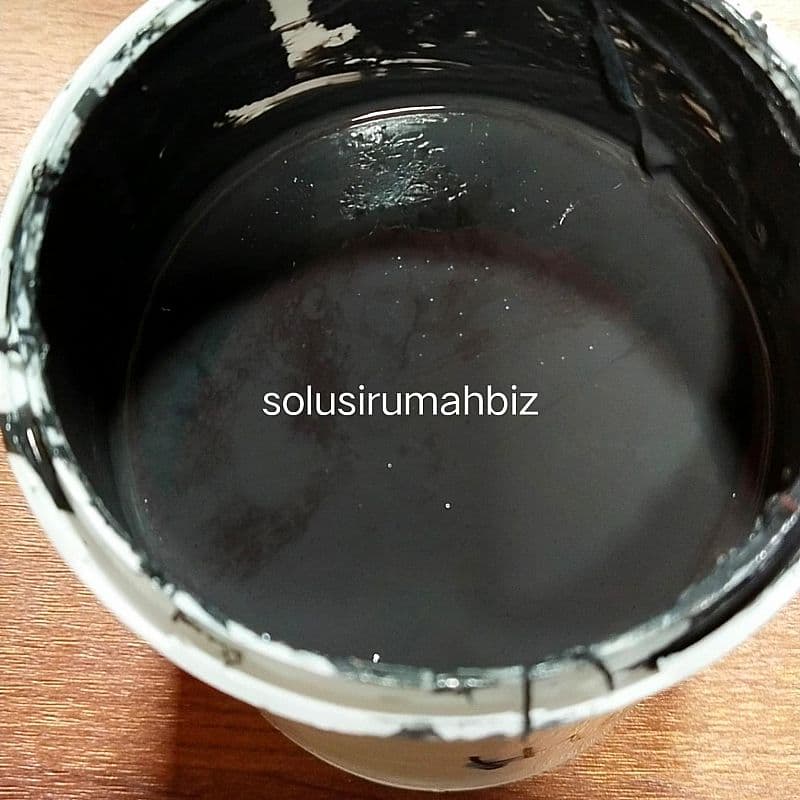 vinyl acrylic warna hitam kualitas bagus 1kg 1 kg per kg wadah