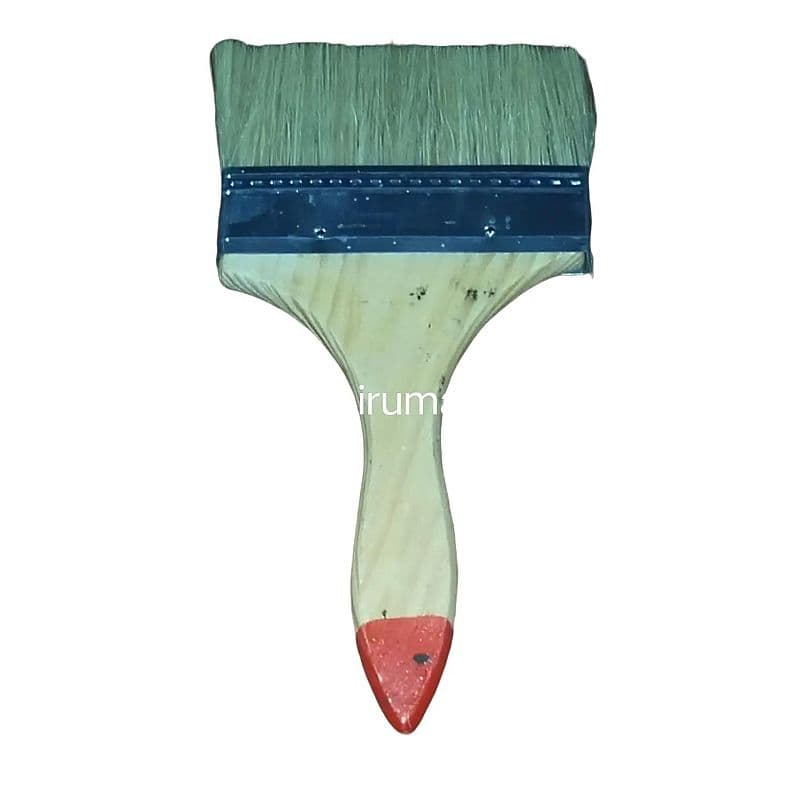 kuas 5" 5 inch in inc cat tembok kayu bulu putih brush paint 5inch