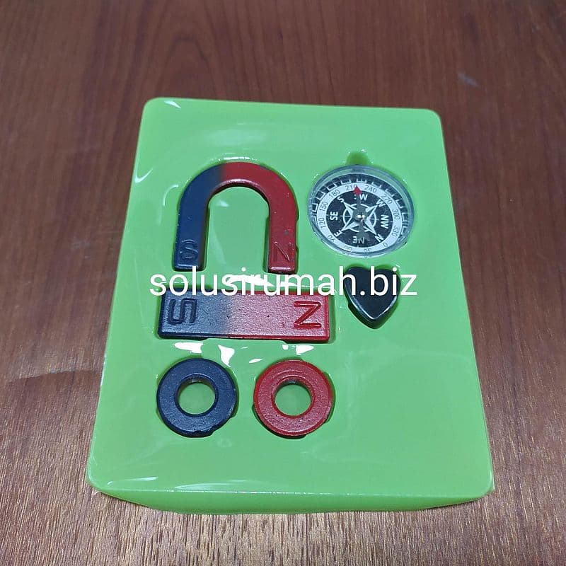 SCRAP MAGNET KUTUB PAKET 6PCS KOMPAS LOVE FISIKA UTARA SELATAN 6 PCS Kulkas