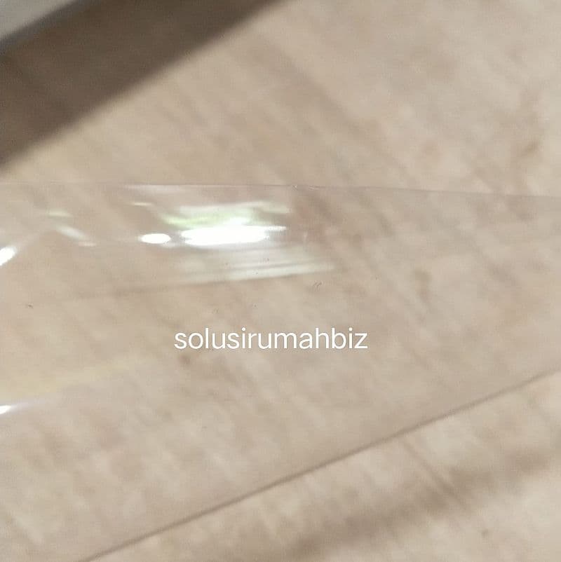 mika rigid tebal 0.2mm potongan per100cm custom bukan acrylic akrilik