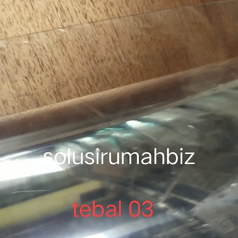 mika rigid tebal 0.3mm potongan per100cm custom bukan acrylic akrilik