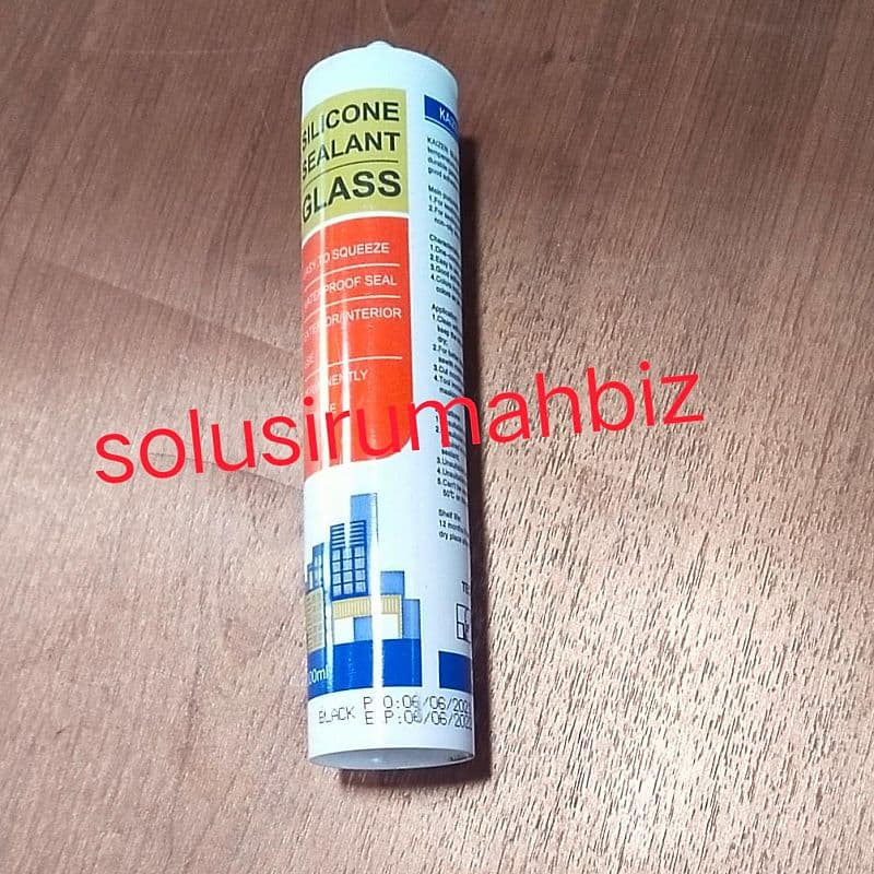 lem tabung isi kering botol random acrylic silicone gap sealer pompa