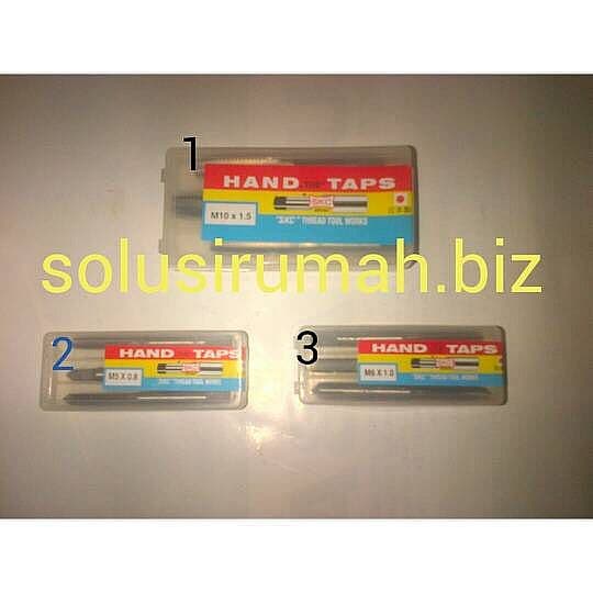 HAND TAP 5MM*0.8 BUAT DRAT DALAM 3PCS/1SET nomer 2
