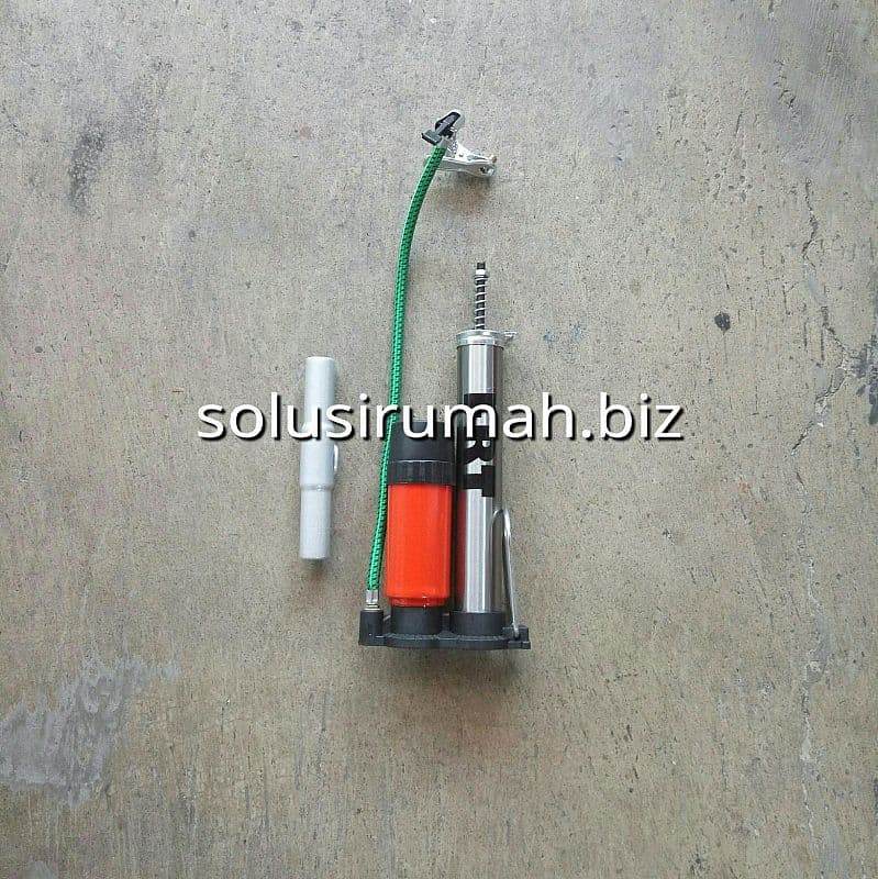 POMPA SEPEDA TABUNG Besi METERAN CROM PENDEK kualitas bagus + meter