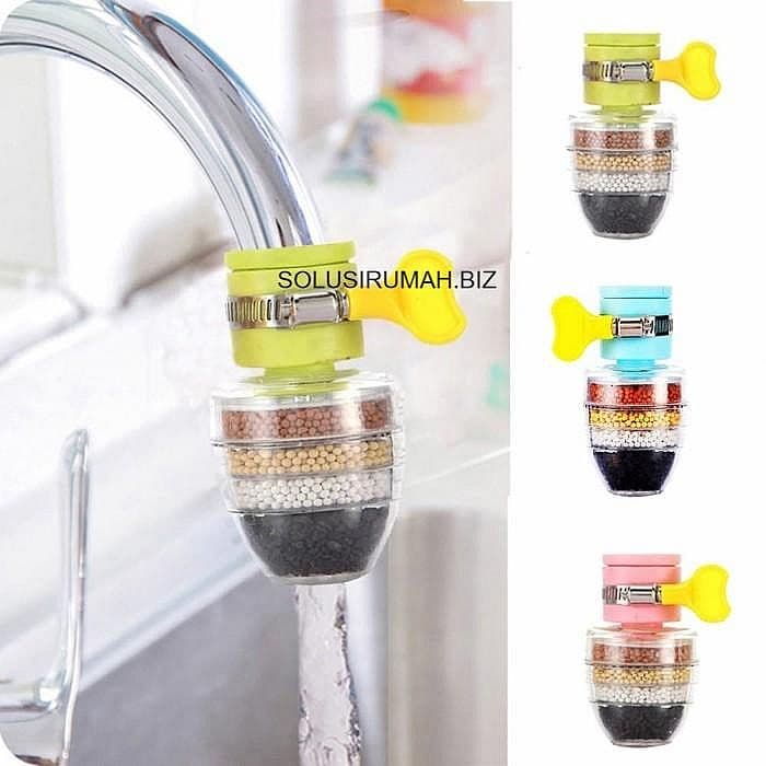 SARINGAN AIR KRAN 4 BATU SUSUN 6X PENYARING FILTER SAMBUNGAN KRAN Besi Karbon