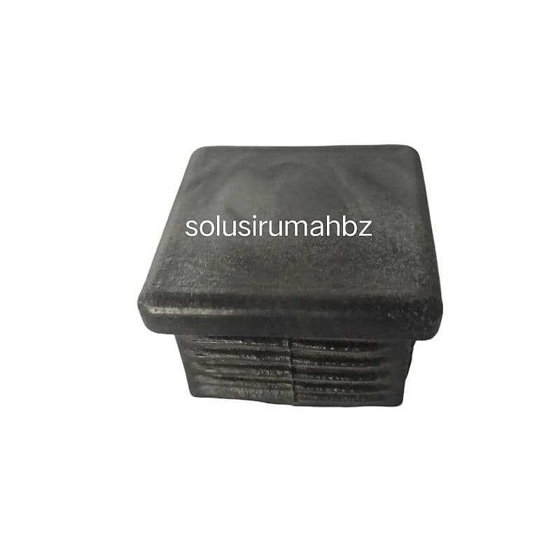 KAKI PVC KOTAK 40X40 HITAM BAHAN PLASTIK 40 MM X 4 CM OR 40MM 4CM