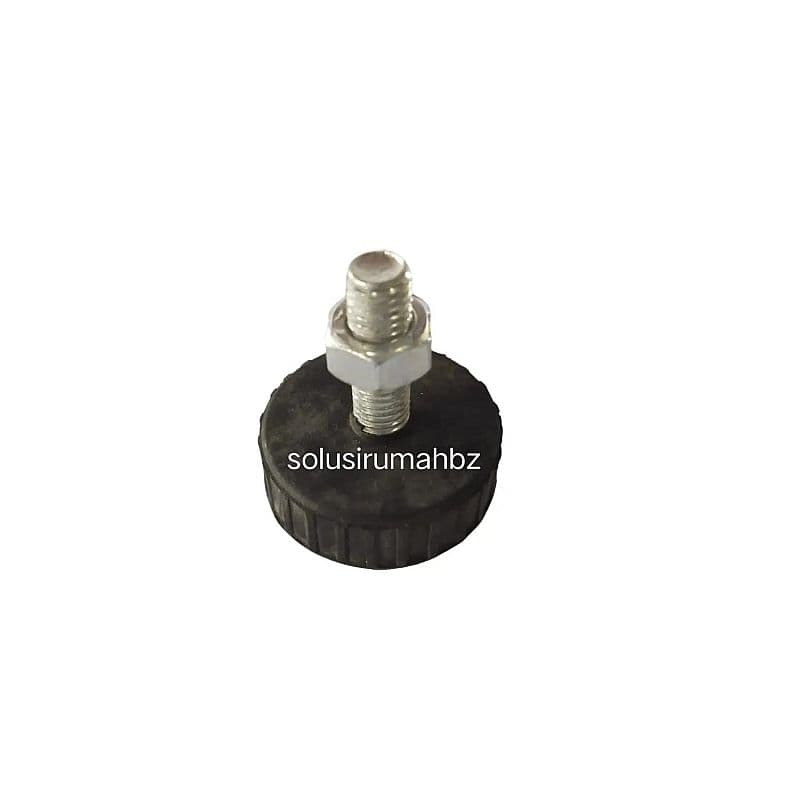 KAKI KARET stabil BAUT DIAMETER 33MM TINGGI 40MM adjuster besar