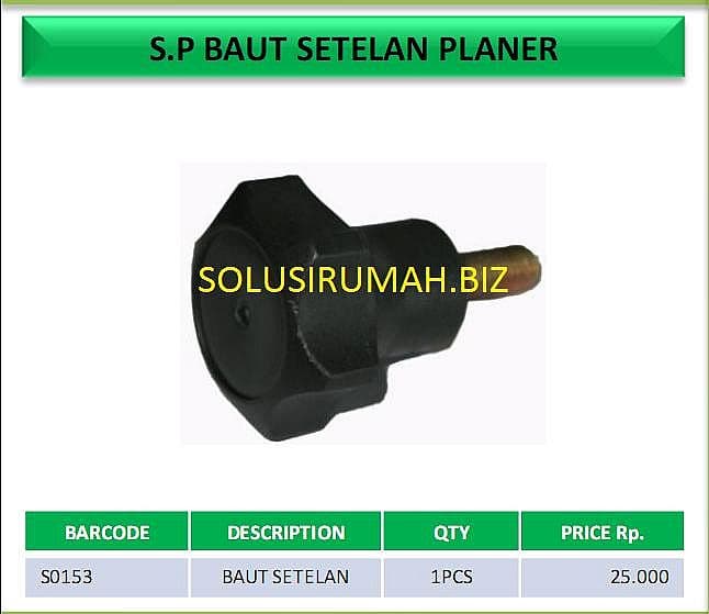 BAUT SETELAN PLANER