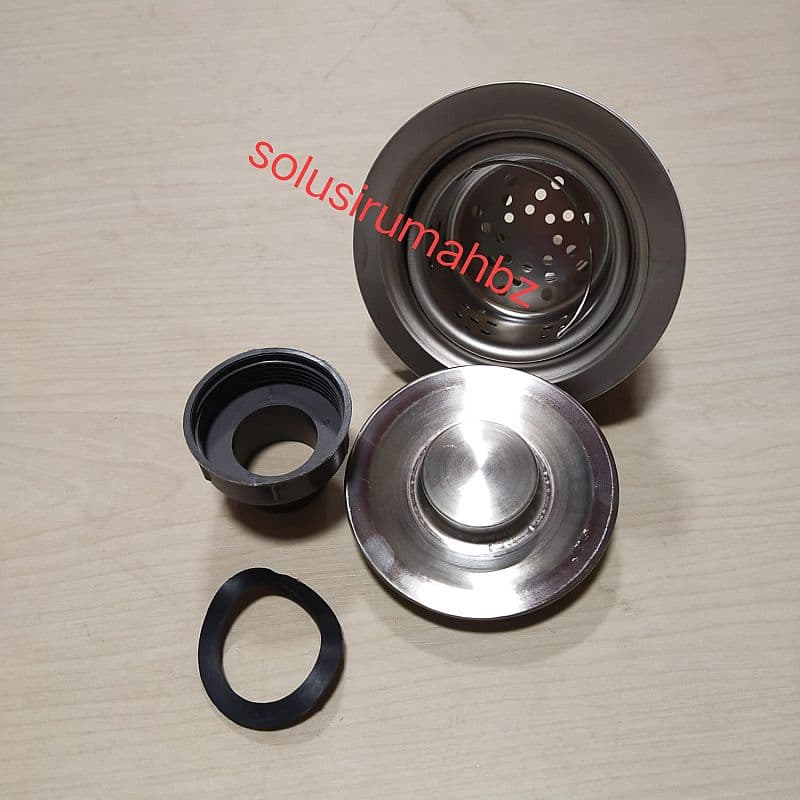 tempat buangan set stainless bcp bak cuci piring steel suku cadang