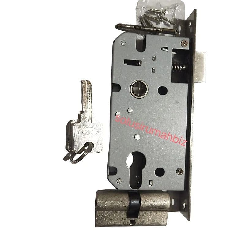 body kunci pintu set tanggung muller lidah stainless steel medium