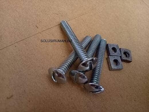 MUR baut seng 3/16 x 1 1/4" 100PCS 3cm 3/16" X 1 1/4 INCH SEPEDA