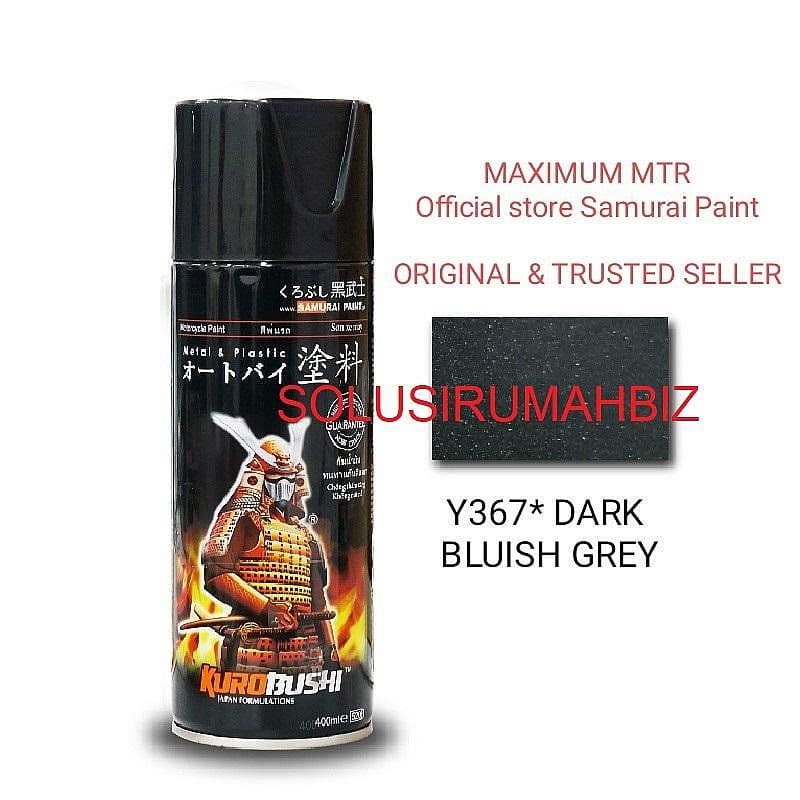 Samurai Paint Yamaha Dark Bluish Grey Y367 Cat Semprot 400 ml Tahan Bensin Retak Tekanan Angin Kencang Nozzle Dapat Diputar Garansi PU