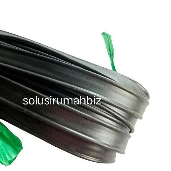 karet rolling door permeter samping pintu roling door meteran per meter