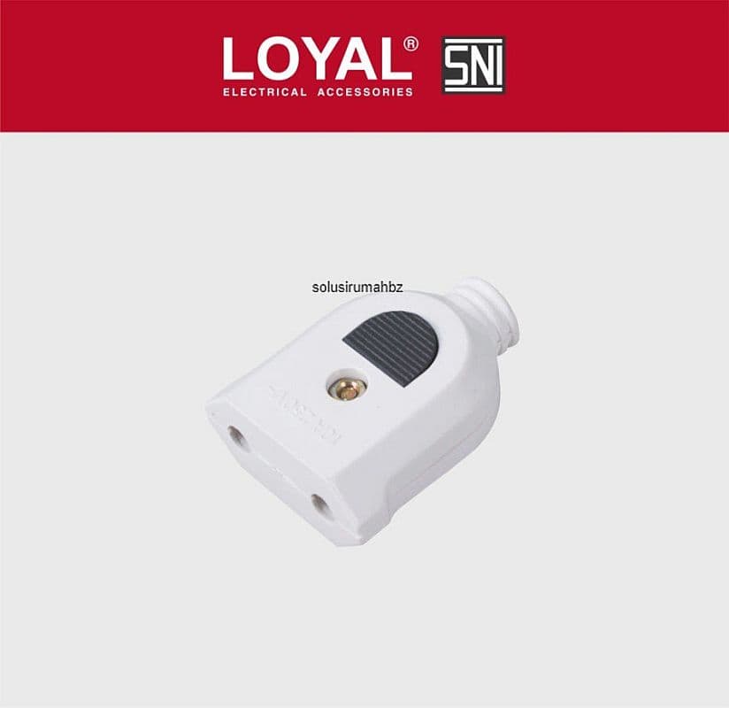 Loyal Steker Kontra Gepeng LY-931 10A 250V Tahan Karat & SNI Solusi Rumahbz Plastik dengan Desain Unik dan Fungsional - Colokan