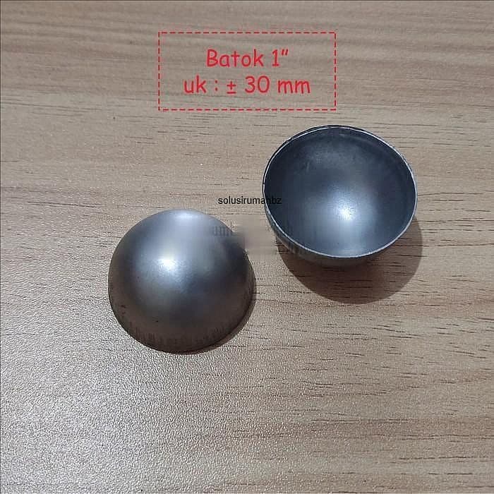 Batok 1 inch besi metal ukuran 1" Ornamen Pagar Tangga HIASAN