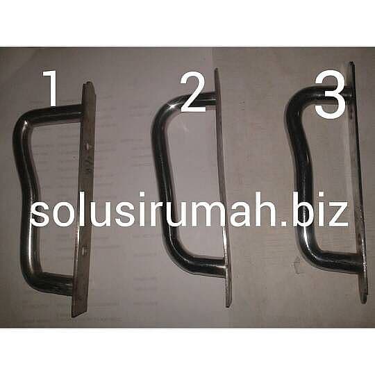 HANDLE PIPA CHROME 4 ONS(20CM) PINTU LIPAT /DORONG BESI PCS NO 3