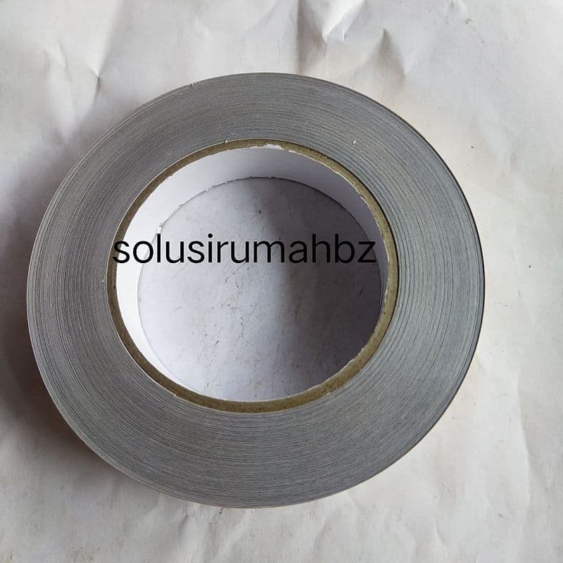 Plat strip SS stiker ukuran 20mm x 50m