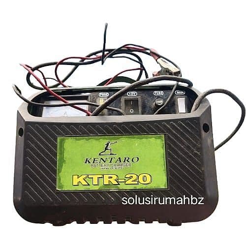 BATERAI CHARGER 20A KENTARO BEKAS RUSAK PERLU SERVICE 700W U/AKI CB-20 20A ACCU