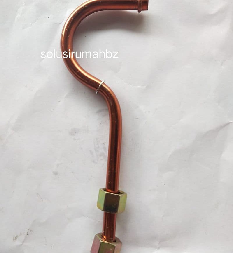 SELANG PIPA KOMPRESOR kunci 19 mur 16mm pipa 10mm model U