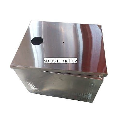 Perangkap Lemak Dapur 25x25x30cm stainless