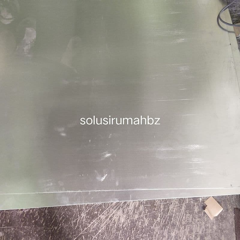 Potongan per100cm (1pcs +- 10x10cm baca deskripsi) PLAT ESER 1.2MM GALVANIS ELEKTRIK SILVER JENIS GALVALUM