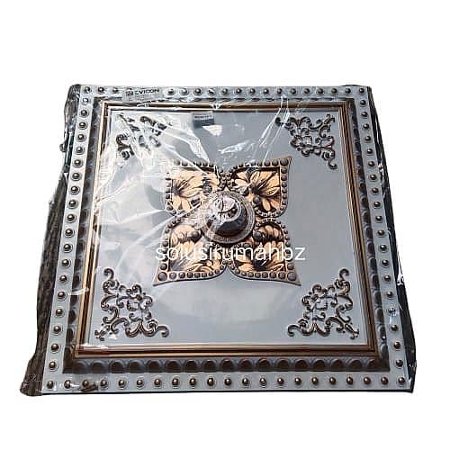 ORNAMENT PLAFON PVC 450MM HIASAN TENGAH PLAFON ORNAMEN PLAFON PVC FITTING PLAVON