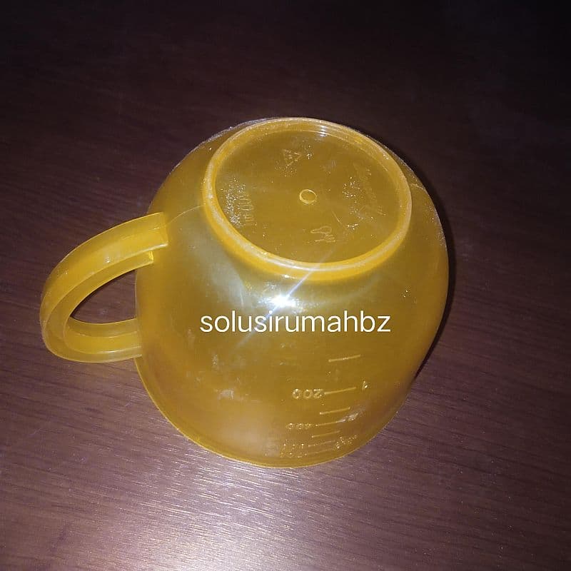 GELAS TAKAR 600ML UKUR PVC LITERAN 600 ML takaran cup mug plastik