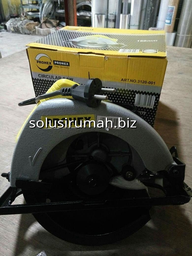 CIRCULAR SAW PROHEX POTONG KAYU 180MM 3120-001