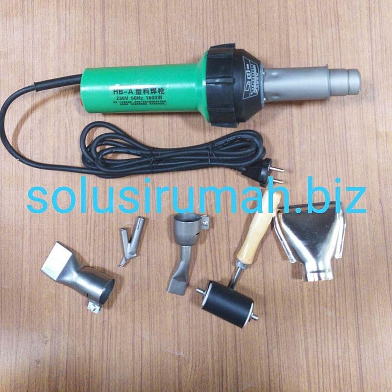 HEAT GUN 1600W HOT GUN TERPAL TERPAULINE LAS PLASTIK adjustable -800C