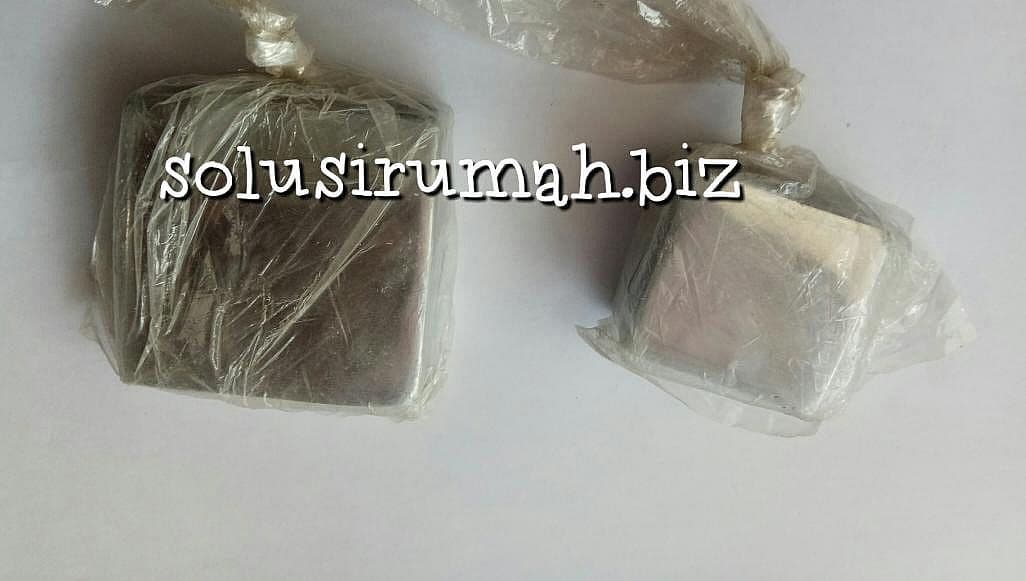 DOP CHROME KOTAK 5x5 45*45MM TUTUP pipa hollow penutup 5cm tebal