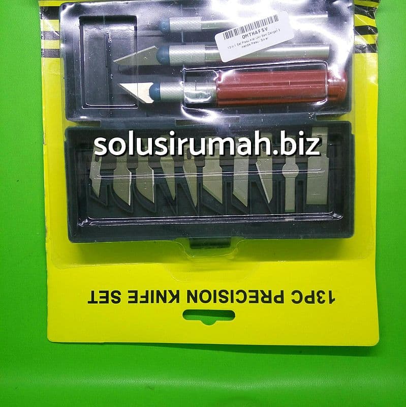 PISAU SET HOBBY KNIFE SET 13PIECE PISAU UKIR TATAH UKIR GABUS