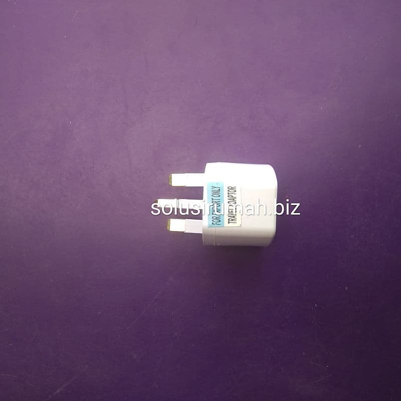 STEKER SERBAGUNA EXPORT ONLY TRAVEL ADAPTOR KAKI 3