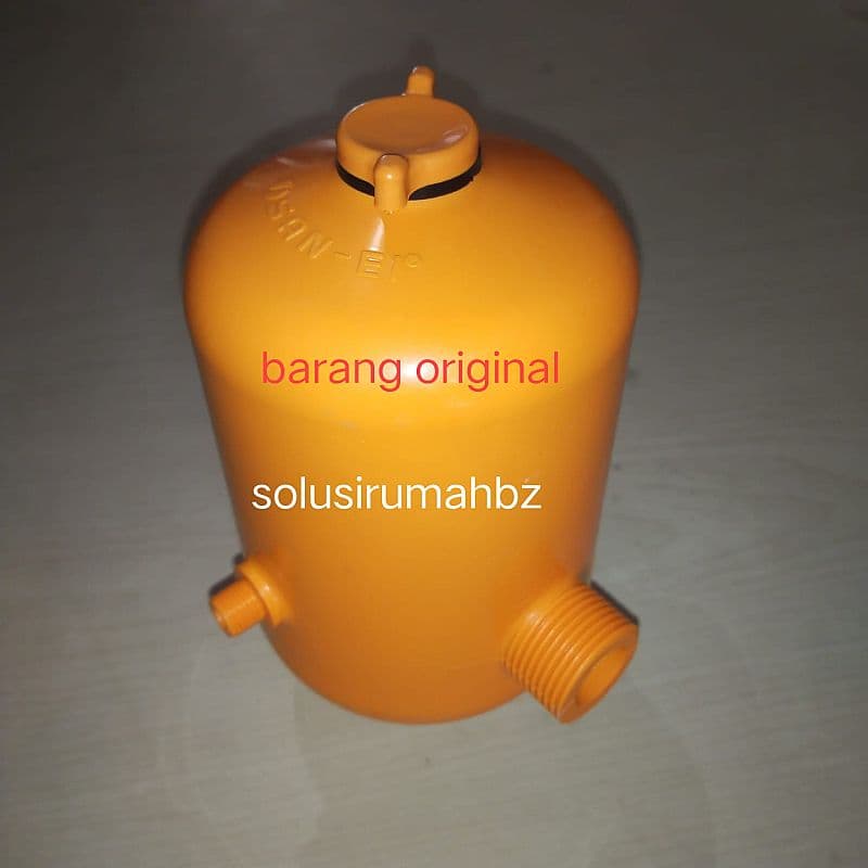 TANGKI TABUNG POMPA AIR FIBER PVC SAN-EI OTOMATIS PRESSURE TANK TEBAL robot sdl robot drat luar 3 lubang