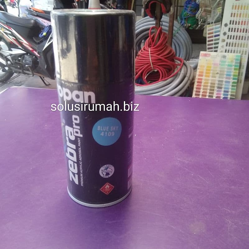 ZEBRA 300CC P4109 BLUE SKY PROPAN CAT SPRAY JNS PYLOX SOLID GLOSS