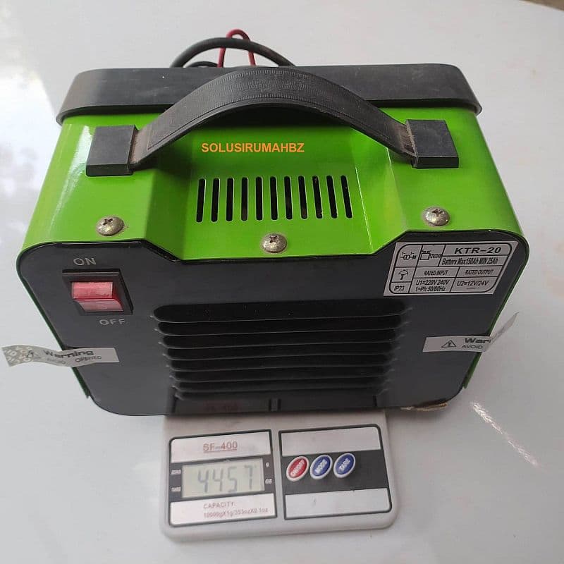 BATERAI CHARGER 20A KENTARO 700W U/AKI CB-20 20A SUPER QUALITY ACCU body besar 4500g an bekas bagus