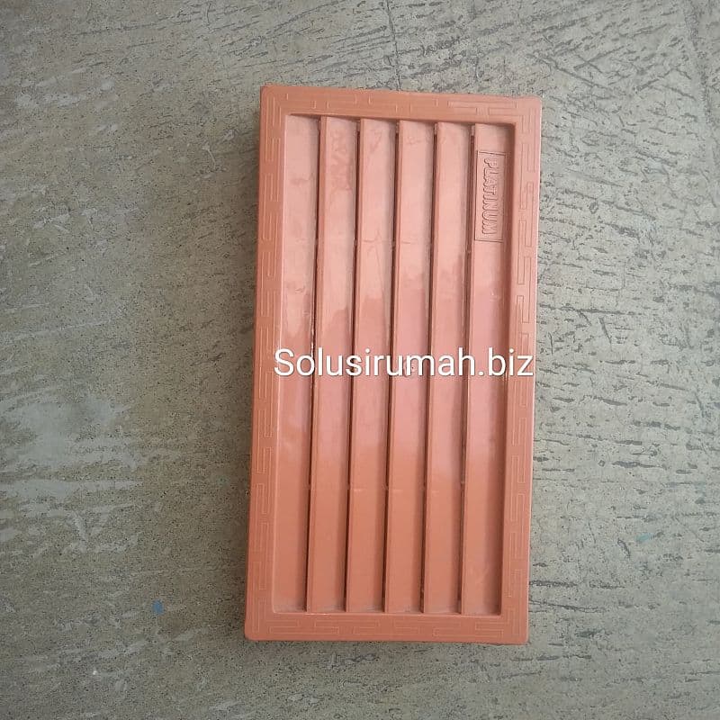 ANGIN2 PINTU PVC PLATINUM 1PASANG COKLAT JALUSI LOSTER