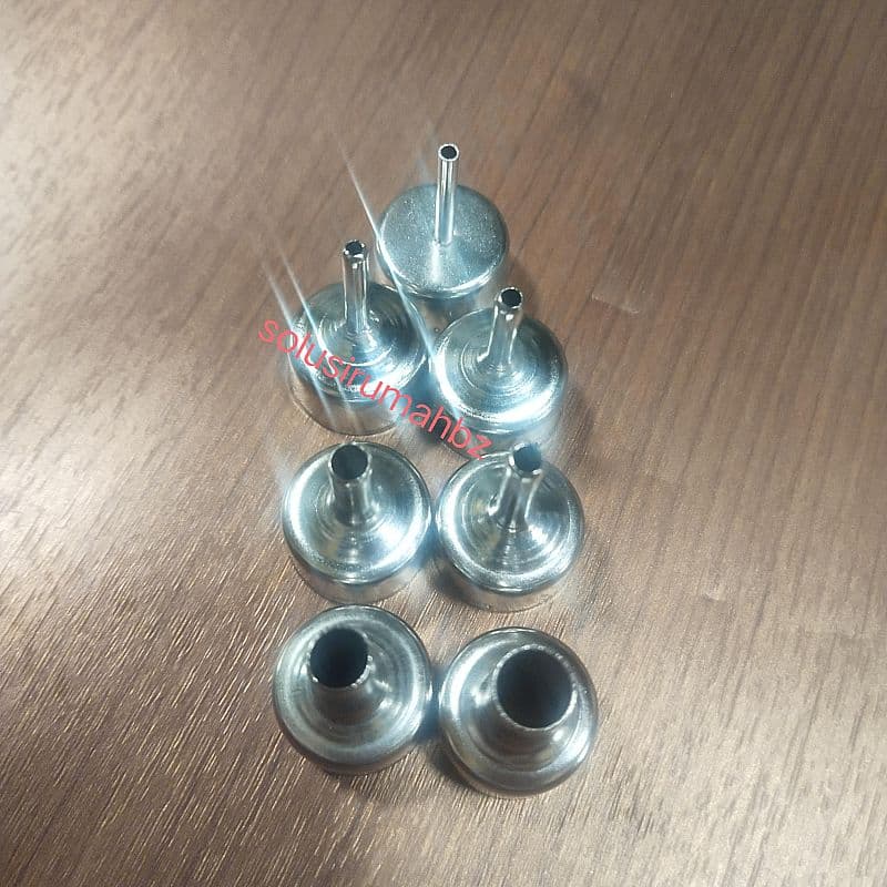 perbiji kepala las hot gun colok 22mm ukuran cucuk random heat air