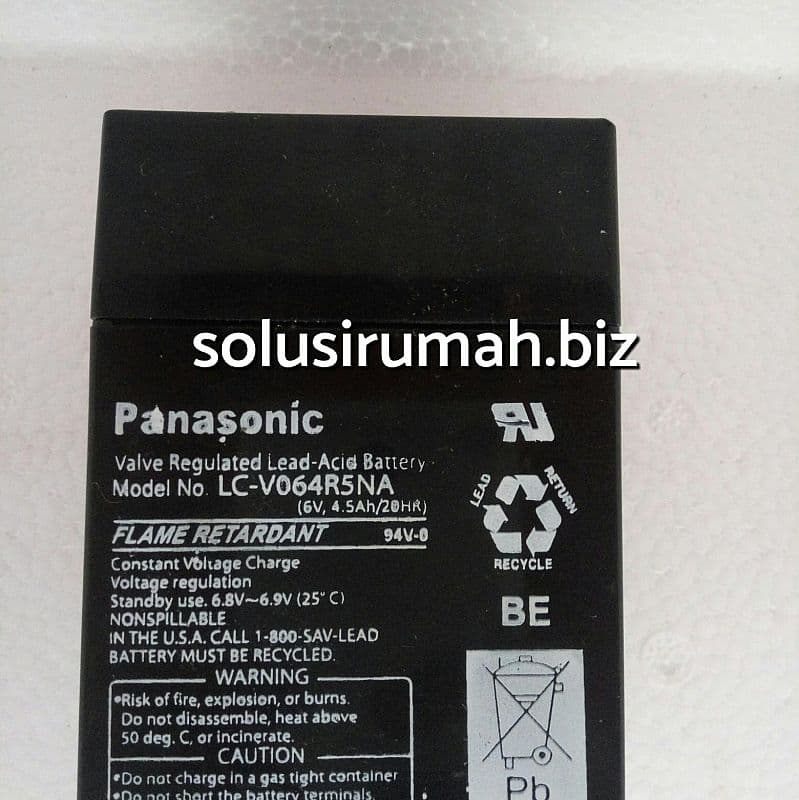BATERAI TIMBANGAN DIGITAL DUDUK 6V 4AMPERE AH