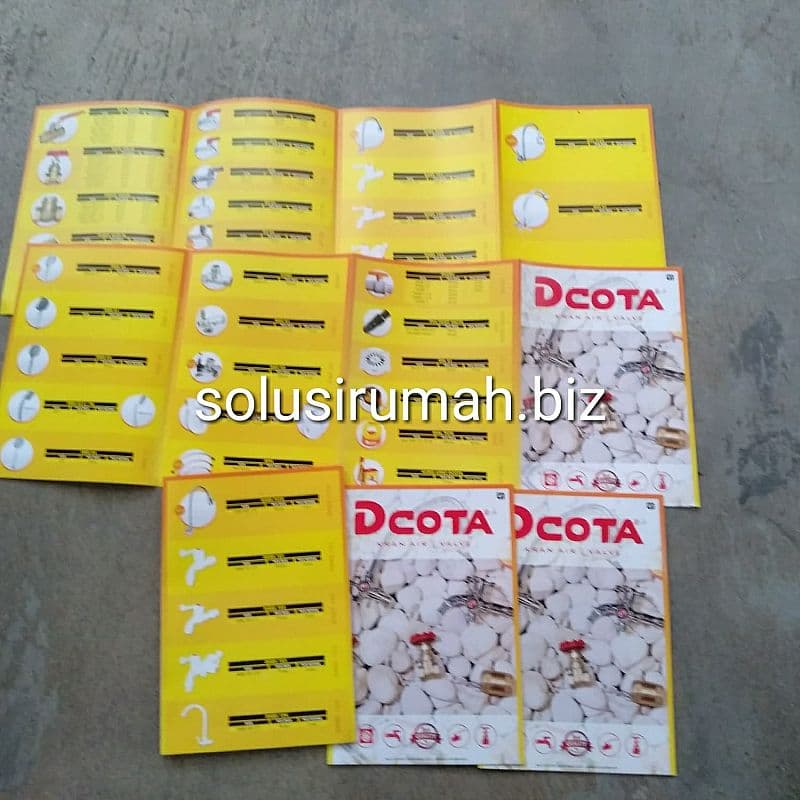 KATALOG BROSURE DCOTA KRAN GRUP ONDA 8HAL/SET KERTAS IKLAN CATALOG