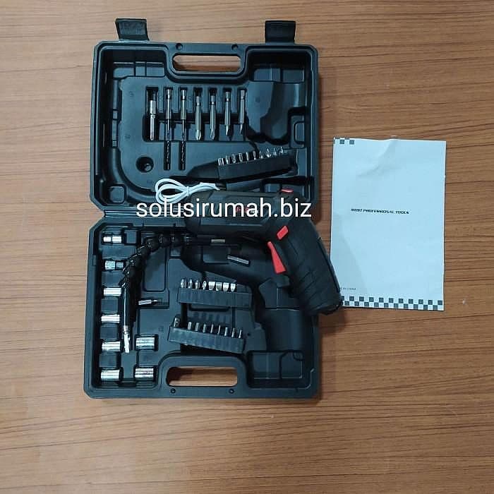 MESIN BOR CORDLESS 3.6V 4.2V 1.5A USB IMPOR KOPER JLD