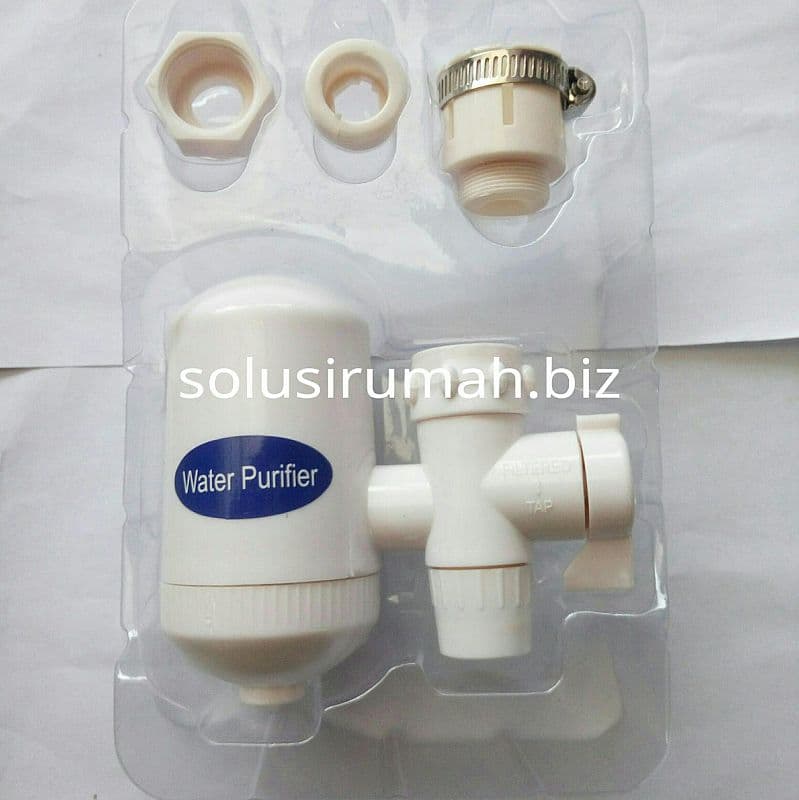 FILTER KRAN AIR PUTIH MODEL KAPAS KERAN CERAMIC CARTRIDGE WATER PURIF
