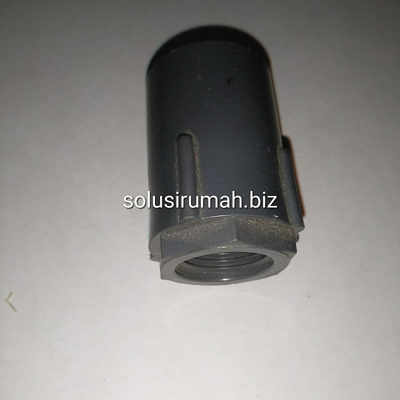 faucet socket 3/4 ke 1/2 sdd sok drat dalam v sock pvc 3per4 x 1 per 2